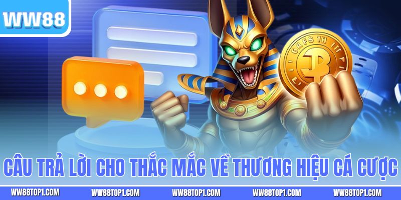 Câu trả lời cho thắc mắc về thương hiệu cá cược
